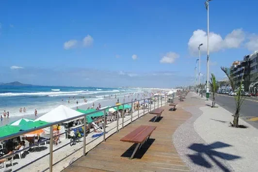 Praia do Forte em Cabo Frio